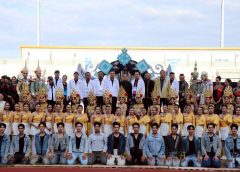 ดร.ถาวร พลีดี ผอ.สกร.ประจำจังหวัดอุบลราชธานี ปฏิบัติ​หน้าที่​ผู้​อำนวยการ​สถาบัน​ส่ง​เสริ​มการ​เรียนรู้​ภาค​ตะวันออก​เฉียง​เหนือ​ กล่าวรายงาน​วัตถุประสงค์​ในการจัดการแข่งขันกีฬา​สกร.เกมส์​ ครั้งที่​ 9​ “สปิริต​ มิตรภาพ​ สามัคคี” ณ​ สนามการกีฬา​แห่งประเทศไทย​ จังหวัด​ศรีสะเกษ